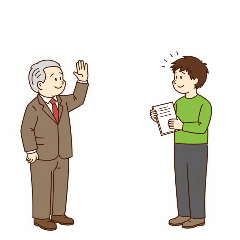 先代社員の退職