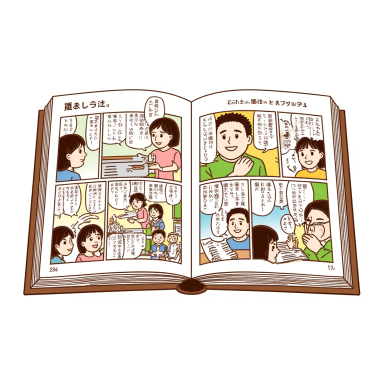 漫画・絵本形式の社史